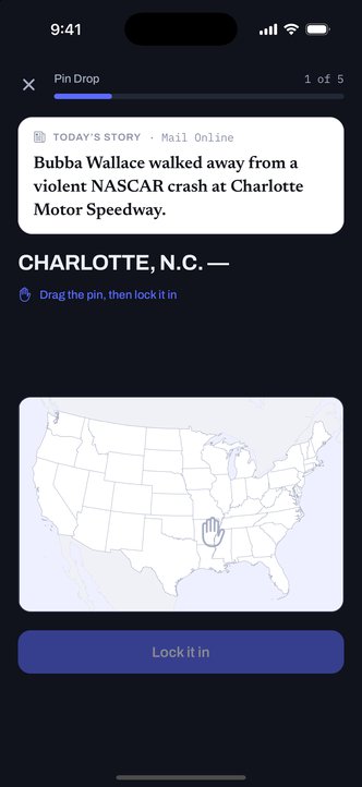 Pin Drop: a real story from today, and a map to drop your pin on